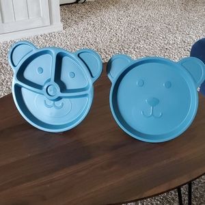BUNDLE | 10 Kids' Bear Plastic Plates